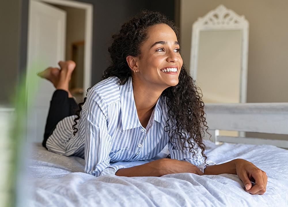 Young Woman Daydreaming