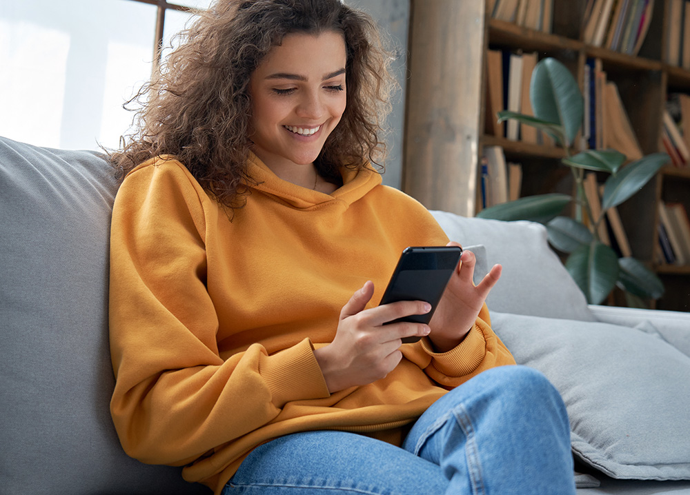 Young Woman Using Mobile Phone