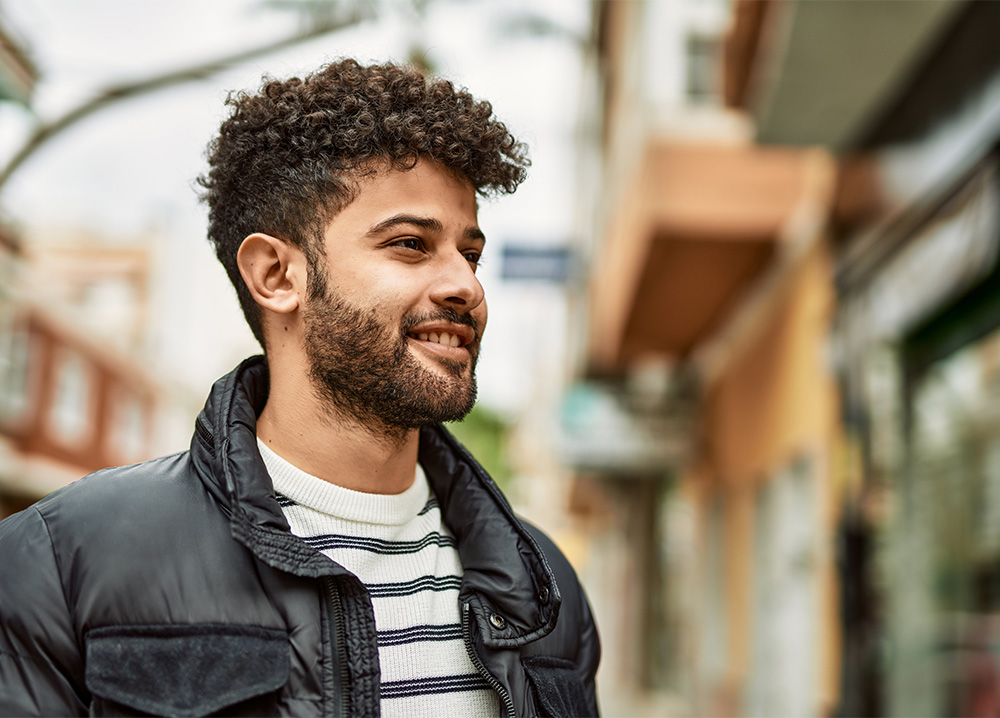 Young Man Smiling